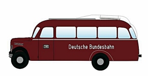 NPE NA88056 - H0 Borgward Bus B 2000 Bundesbahn